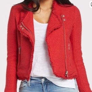 BlankNYC Tweed Moto Jacket